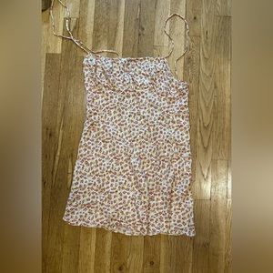 Reformation size small dress ties in front